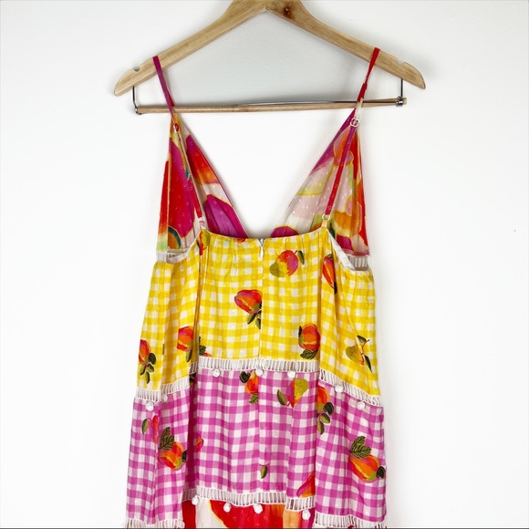 NWT | FARM Rio Mixed Picnic Maxi Dress - Picture 7 of 8